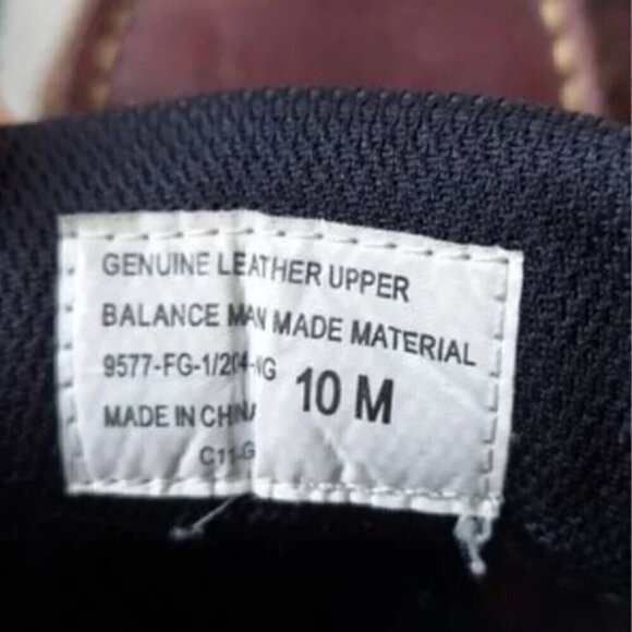 Comfort Streettars brown men's shoes.Size 10 M Causal Work Genuine leather upper - Picture 7 of 8